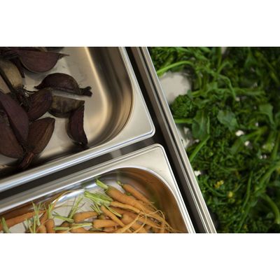 Gn 1/3 Stainless Steel Food Pan Without Handles, 150 Mm Deep -  Steel 304