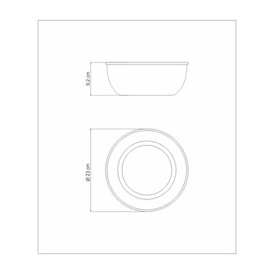 Freezinox Round Stainless Steel Container With Matte Finish, Without Lid, 22 Cm And 2.9 L
