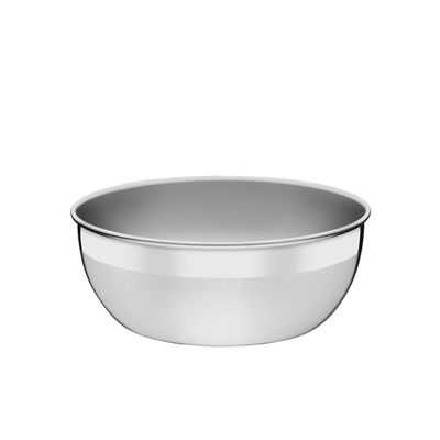 Freezinox Round Stainless Steel Container With Matte Finish, Without Lid, 22 Cm And 2.9 L