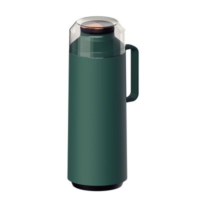 Exata Green Plastic Thermos With 1 L Glass Liner