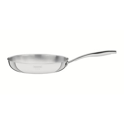 Grano 26 Cm 2.2 L Shallow Stainless Steel Frying Pan With Tri-Ply Body And Long Handle