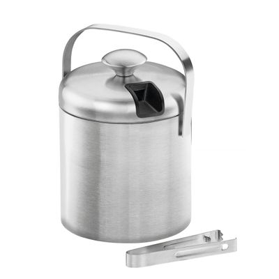 Cosmos Stainless Steel Thermal Ice Bucket Set, 2 Pieces