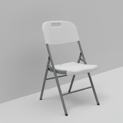 Heavy Duty Folding Chair (White) – 54×46×86 cm