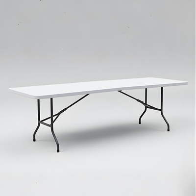 8FT Folding Table (White) – 240×74×74 cm
