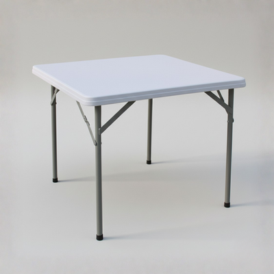 86CM Square Folding Table (White) – 86×86×74 cm