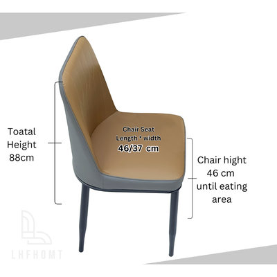 5-Pieces Dining Sets, 1 Piece Rectangular Table With with 4 Chairs Modern Design Furniture for Home, Dining Room, Cafeteria 
