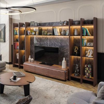 Luxe Solid Wood TV Table Modern Design 200cm