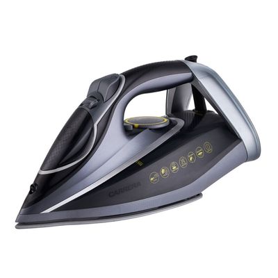 Carrera CRR210 Steam Iron 2800W Ceramic-Coated Soleplate, Adjustable Temperature, Anti-Drip System, Auto Shut-Off, 320Ml Tank, Centralized Burst & Super Steam Function, Auto Clean, 2 Years Warranty