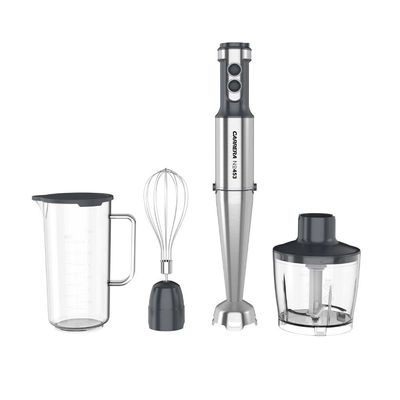 Carrera CRR453 Hand Blender 1000W, 4-In-1 Stick Blender And Grinder, Stainless Steel & Powerfull Copper Dc Motor, Turbo & Led Display, Perfect For Blending, Grinder & Smoothies, 2 Years Warranty