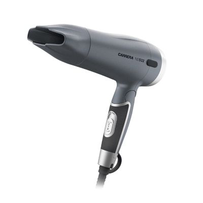 Carrera CRR532 Hair Dryer 1600W Compact & Powerful Foldable Travel Hair Dryer, Dual Voltage, Ionic Technology, Argan Oil Infused, Cool Shot Button, Lightweight & Modern Design, 2 Years Warranty