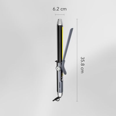 Carrera CRR537 Professional Hair Curling, Extensive Wide Reach 26Mm Curling Tong Barrel, Temperature Setting, Quick Heating, Protective Ceramic-Coated, Ideal For Home Salon,  2 Years Warranty 