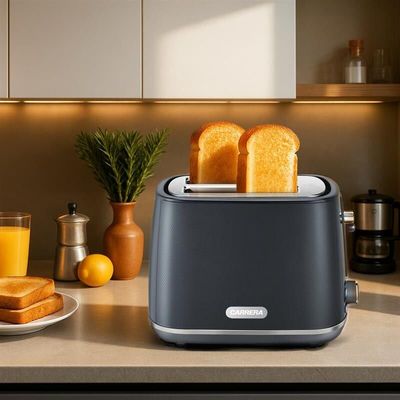 CARRERA CRR563 Bread Toaster â€“ 2 Slice Bread Toaster,  7 Browning Settings, 930W Power, Reheat, Defrost & Cancel Buttons, Removable Crumb Tray, Auto Shut - Off, Ideal for home Kitchen, 2 Year Warranty