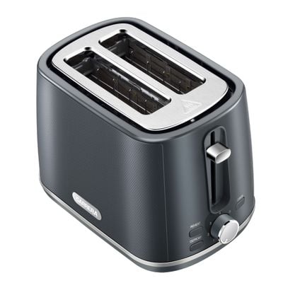 CARRERA CRR563 Bread Toaster â€“ 2 Slice Bread Toaster,  7 Browning Settings, 930W Power, Reheat, Defrost & Cancel Buttons, Removable Crumb Tray, Auto Shut - Off, Ideal for home Kitchen, 2 Year Warranty