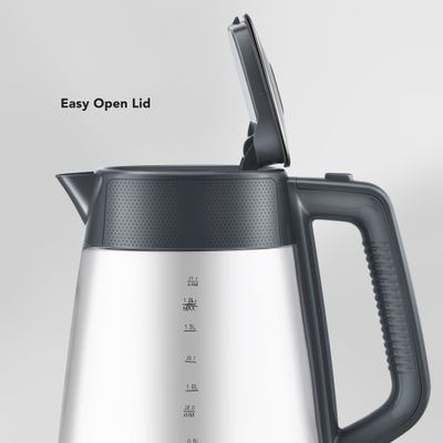 CARRERA CRR649 Cordless Electric Kettle - 2200W with 1.7L Heat-Resistant Glass Jug, STRIX Controller & Boil-Dry Protection, 360Â° Swivel Base, Auto-Shut Off, Perfect for Home & Office, 2 Years Warranty