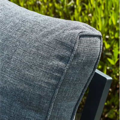 7-Seater Outdoor Aluminium Sofa Set – Modern Dark Grey Garden & Patio Furniture 