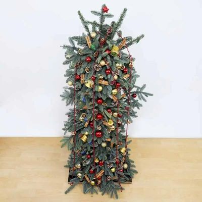 Christmas Tree Arrangement in Red Theme 150cm