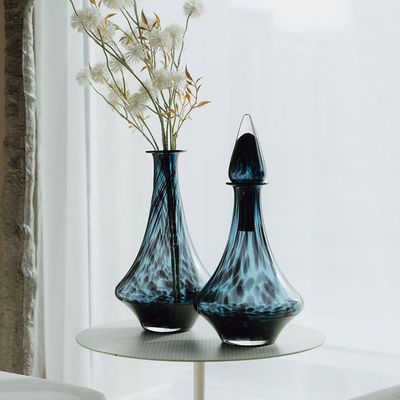 Cavo Glass Vase Tall L23xW20xH32 - Multi Color