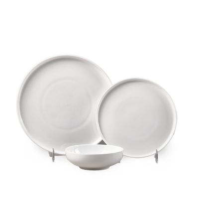 Cuisine Art EMA 12PCS Bone China Dinner Set – Premium White | 4 Dinner Plates, 4 Side Plates, 4 Bowls | Elegant, Lightweight, Durable Tableware for Home, Hotels & Daily Dining