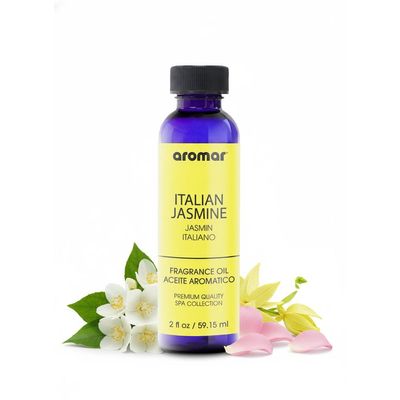 Aromar Spa Aromatic Oil – Italian Jasmine Fragrance, 59.15ml | Luxurious Floral Essential Oil for Diffusers, Humidifiers & Candles | Romantic, Long-Lasting Home Aroma for Relaxation & Elegance