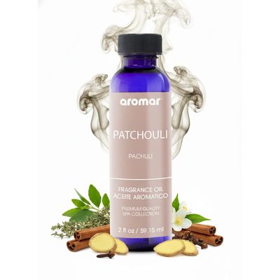 Aromar Spa Aromatic Oil – Patchouli Fragrance, 59.15ml | Earthy, Warm & Woody Essential Oil for Diffusers, Humidifiers & Candles | Grounding, Long-Lasting Aroma for Relaxation, Meditation & Home Balance