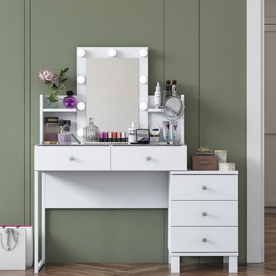 Home Canvas Serenity Luxe Vanity Hollywood LED Mirror + Storage