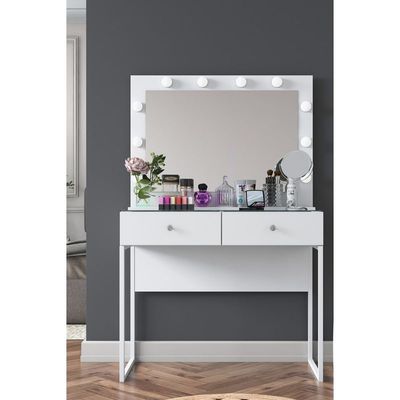 Home Canvas Luna Grace Vanity LED Mirror + 2 Drawers