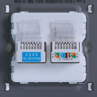 Milano Tel+Data Outlet Cat6Mpw