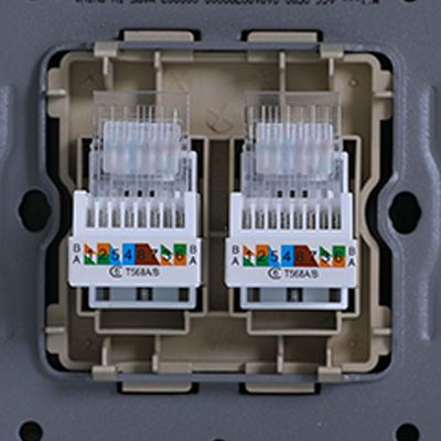 Milano Dual Data Outlet Cat6 Gd