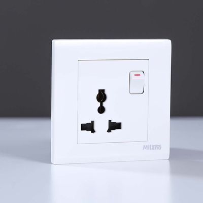 Milano 16A Universal Switched Socket Mpw