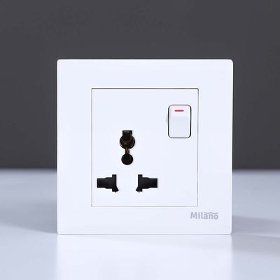 Milano 16A Universal Switched Socket Mpw