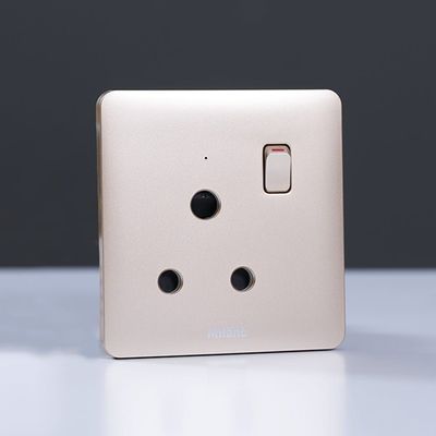 Milano 15A 3 Round Pin Switched Socket Gd Ps