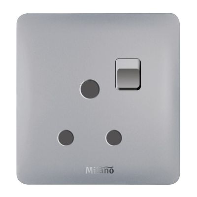 Milano 15A 3 Round Pin Switched Socket Sl Ps