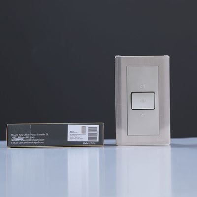 Milano 45A Dp Switch With Neon (3X6) Gd