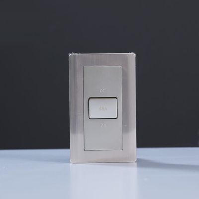 Milano 45A Dp Switch With Neon (3X6) Gd