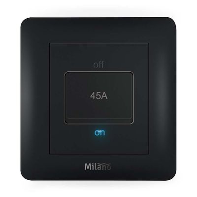 Milano 45A Dp Switch With Led IndicatorMblk Ps