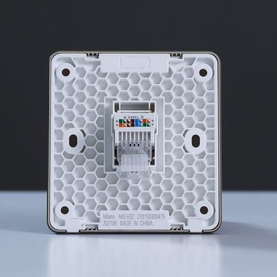 Milano Computer Socket(Cat-6)Mblk Ps