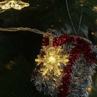  Milano Snow Flake String Light 3Mtr (3000K) 