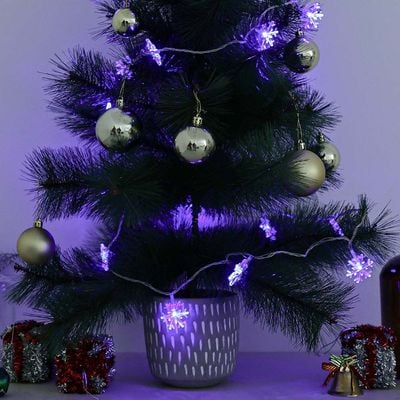  Milano Snow Flake String Light 3Mtr (Blue) 