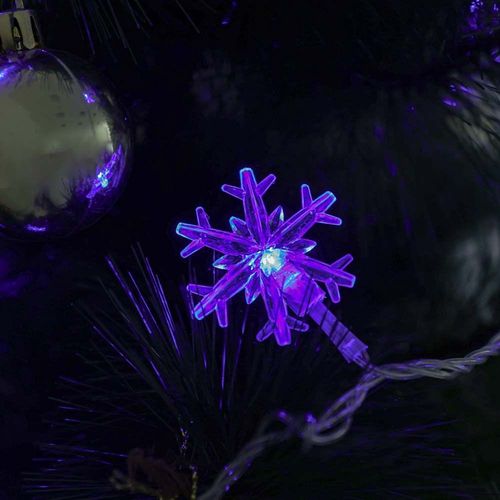  Milano Snow Flake String Light 3Mtr (Blue) 