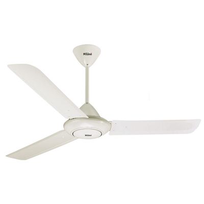 Milano Orchid Ceiling Fan Abs 56" Ivory White