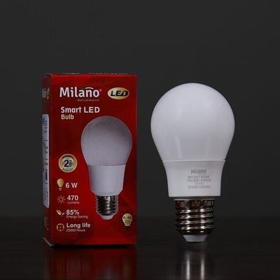 Milano New Led Bulb 6W E-27 6500K