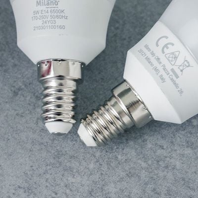 Milano LED Bulb 2Pcs Set 5W E-14 6500K