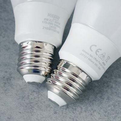 Milano LED Bulb 2Pcs Set 6W E-27 4000K