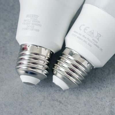 Milano LED Bulb 2Pcs Set 9W E-27 6500K