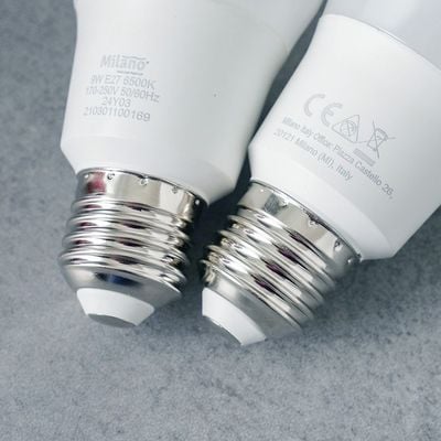 Milano LED Bulb 2Pcs Set 9W E-27 4000K