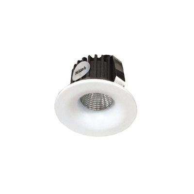 Milano Led Mini Fix Spot Light 3W White Round