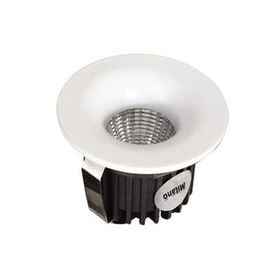Milano Led Mini Fix Spot Light 3W Warm White Round