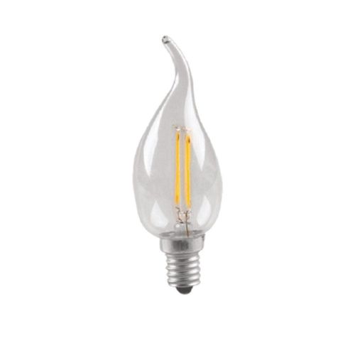 Milano 4W Led Filament Candle Lamp W/Tip Wh