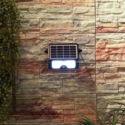 Milano Led Solar Wall Light 6000K 500Lm Flora