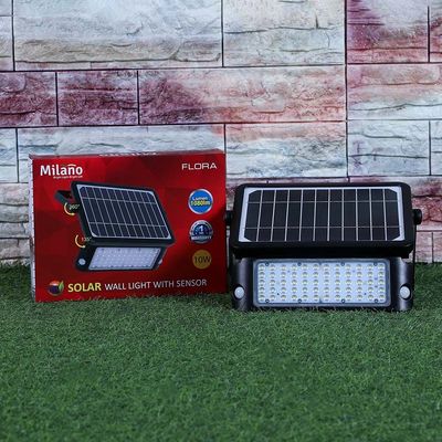 Milano Led Solar Wall Light 6000K 1080Lm Flora